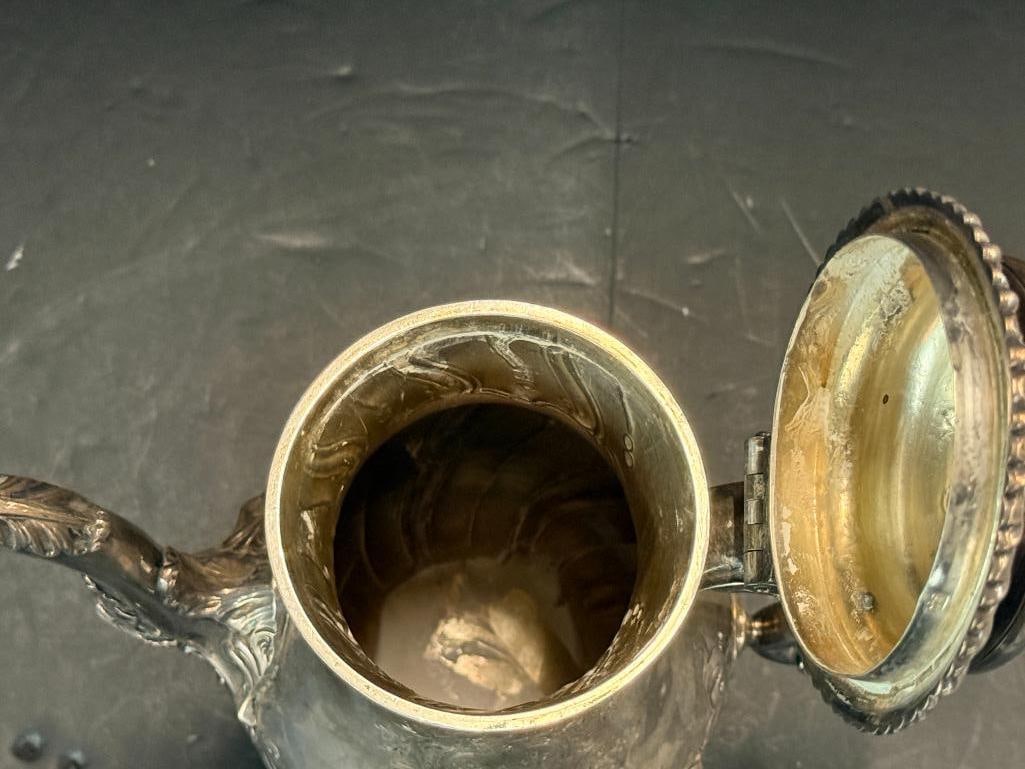 Early Hallmarked Silver Teapot - 5