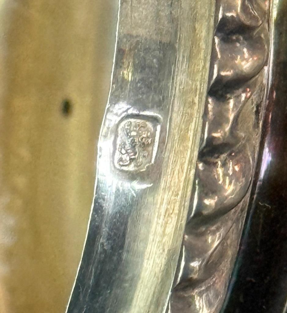 Early Hallmarked Silver Teapot - 8