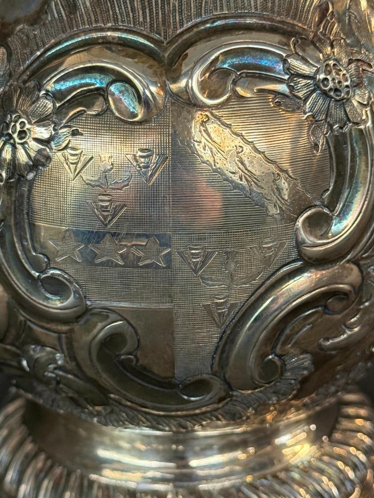 Early Hallmarked Silver Teapot - 3