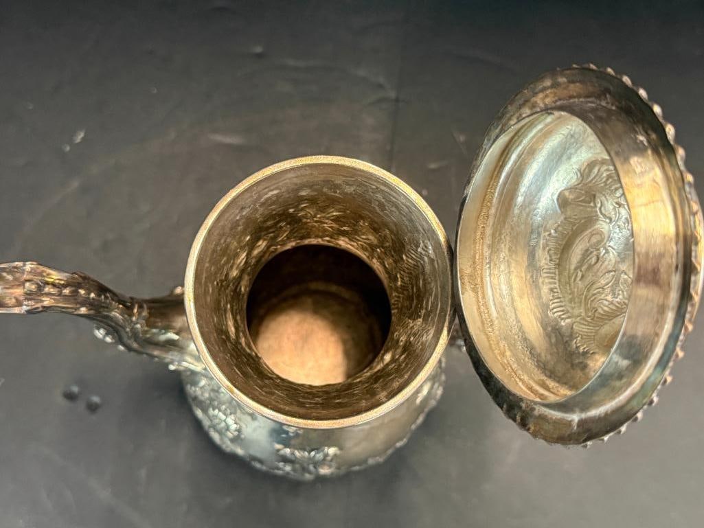 Early Hallmarked Silver Teapot - 5