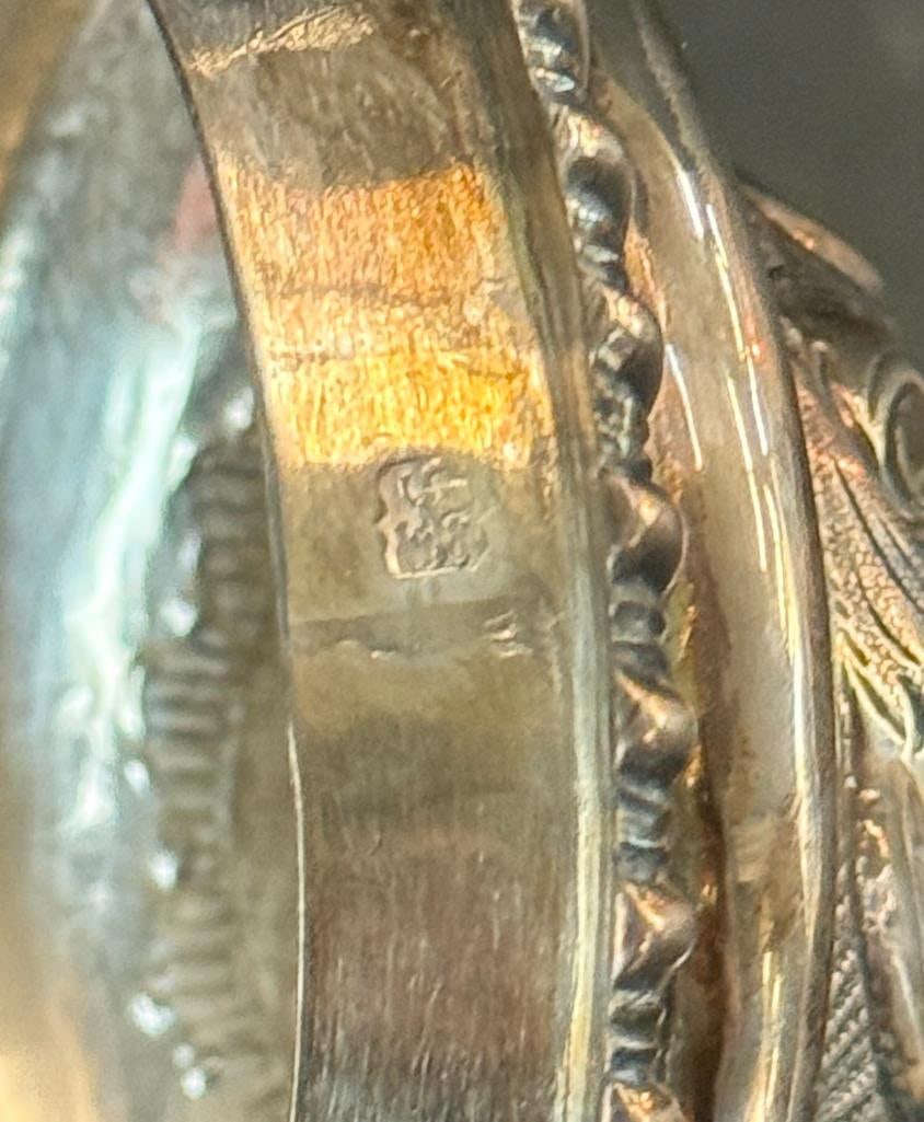 Early Hallmarked Silver Teapot - 6