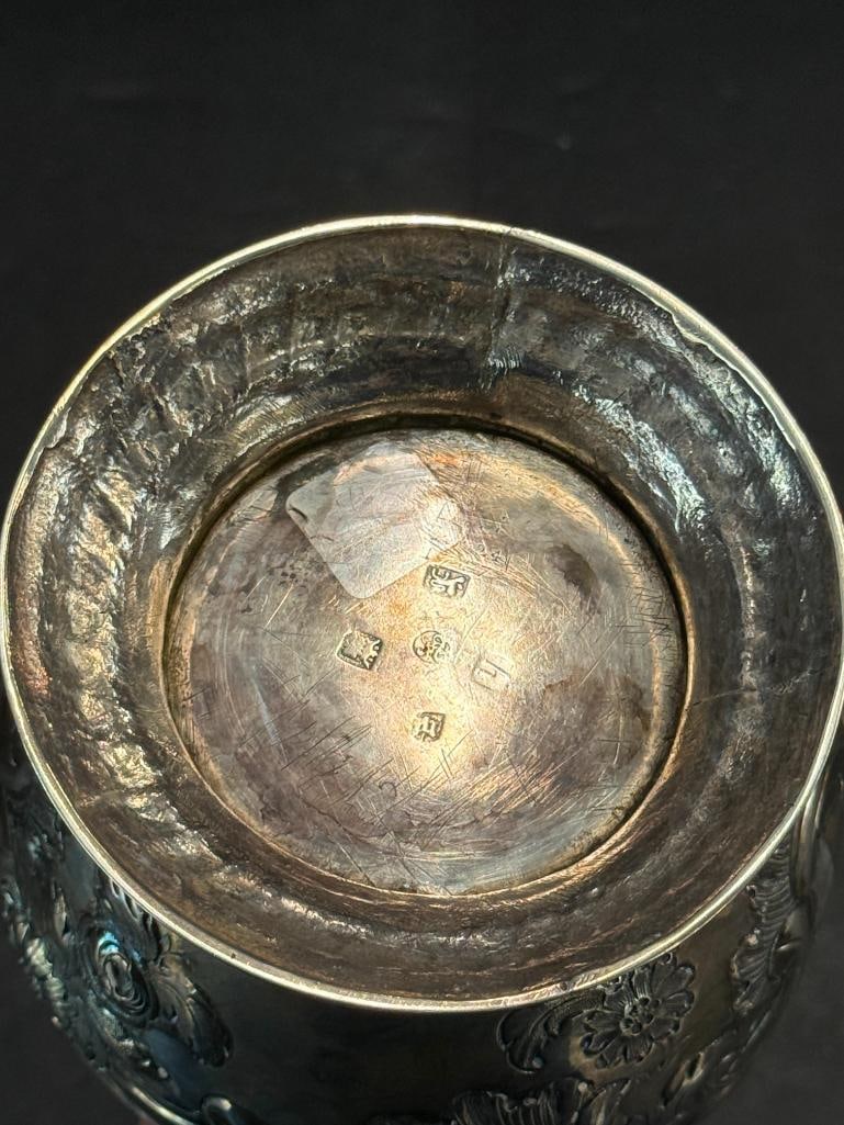 Early Hallmarked Silver Teapot - 7