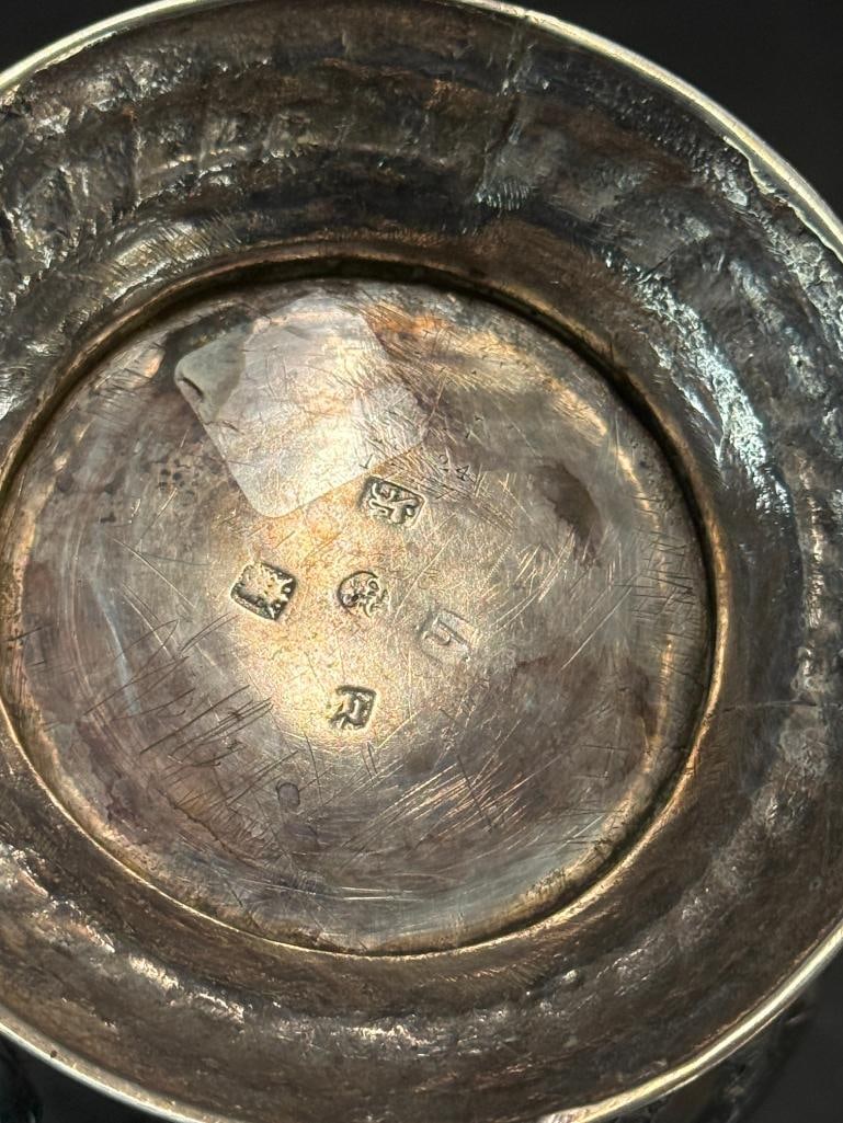 Early Hallmarked Silver Teapot - 8