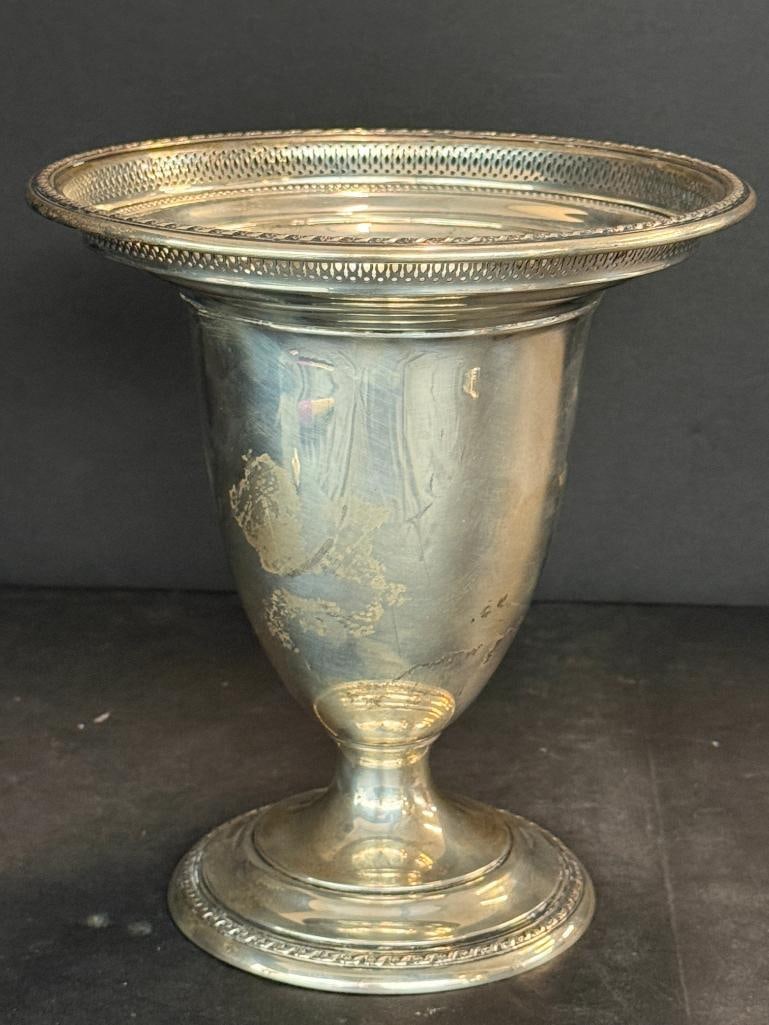 Sterling Silver Vase - 2