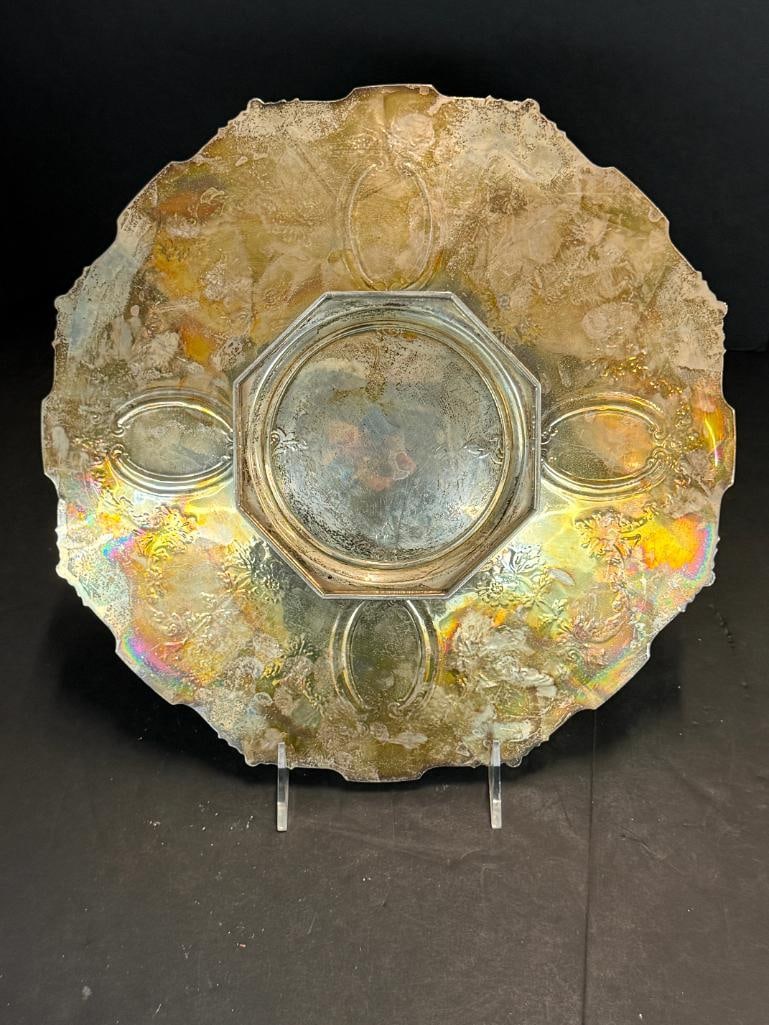 Sterling Silver Footed Tray - 2