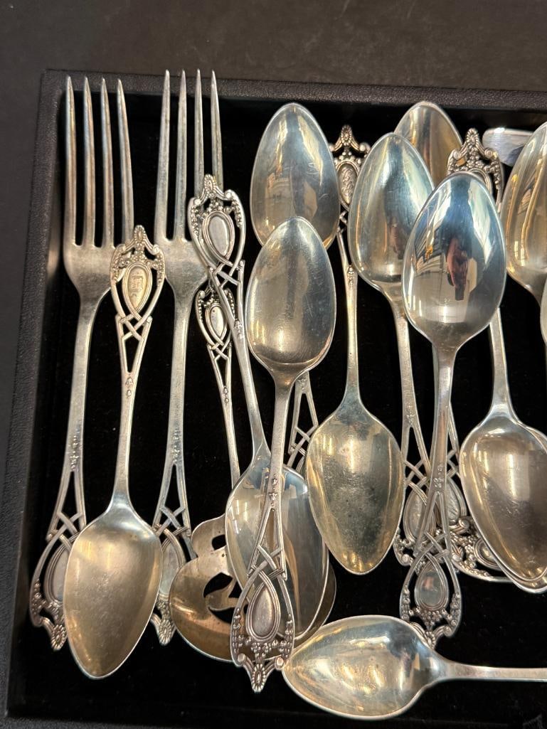 Sterling Silver Lunt Flatware - 2