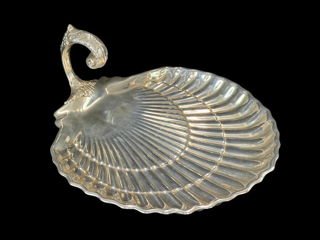 Sterling Silver Gorham Shell Dish (1 of 4)