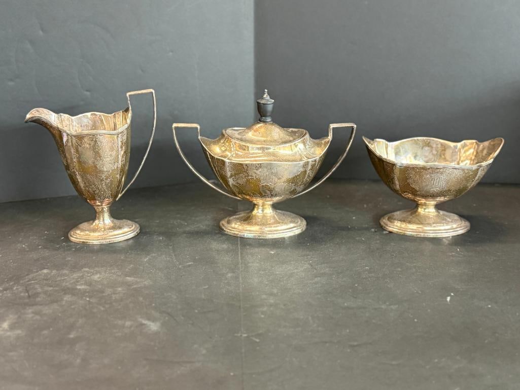 Sterling Silver Tea Set - 7