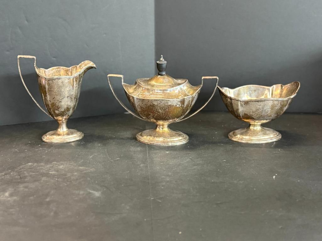 Sterling Silver Tea Set - 8