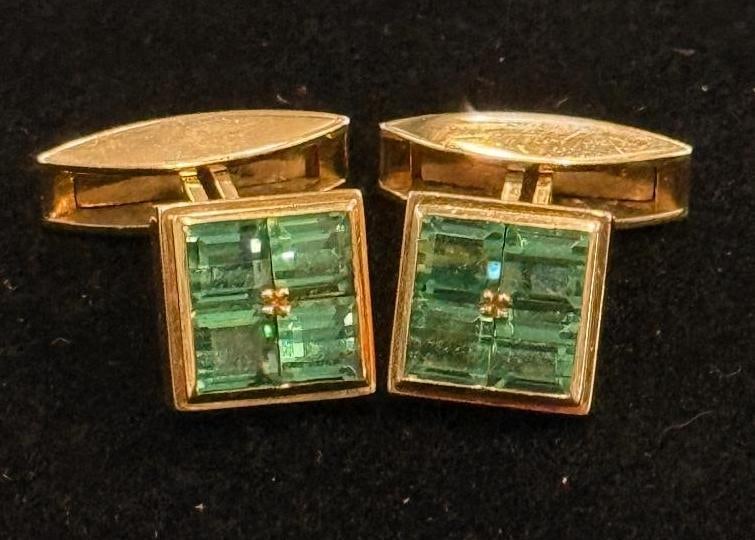 14k Gold Cufflinks - 2