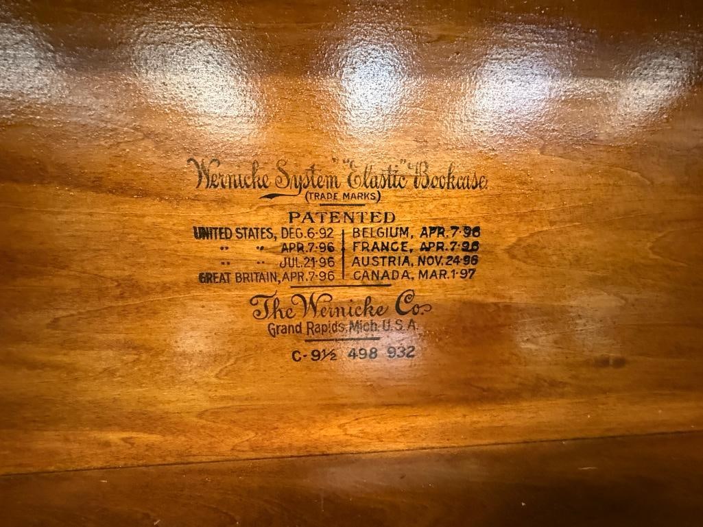 Wernicke Co. 6 Stack Barrister Bookcase - 4