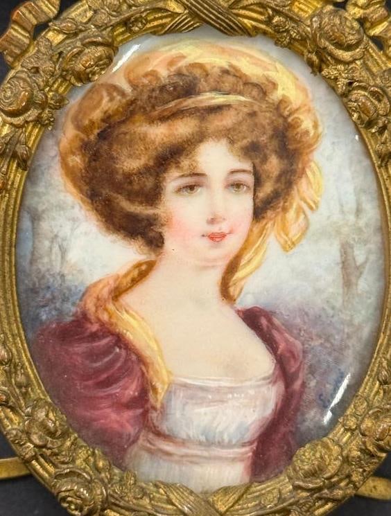 5 Miniature Paintings in frames - 10