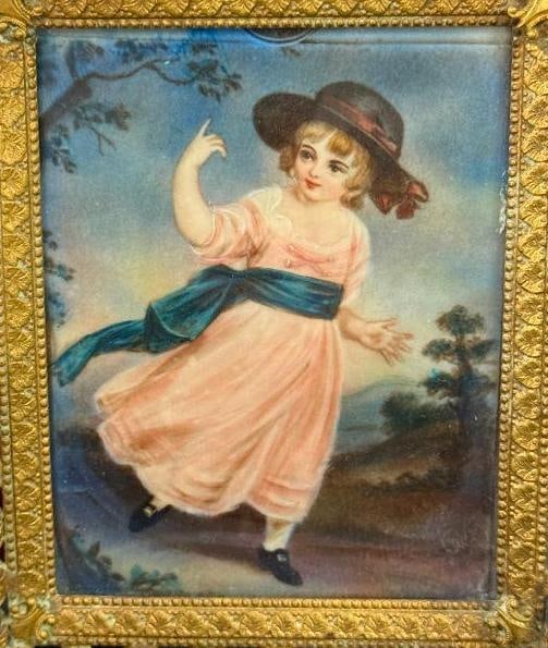 5 Miniature Paintings in frames - 6