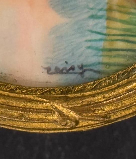 5 Miniature Paintings in frames - 9