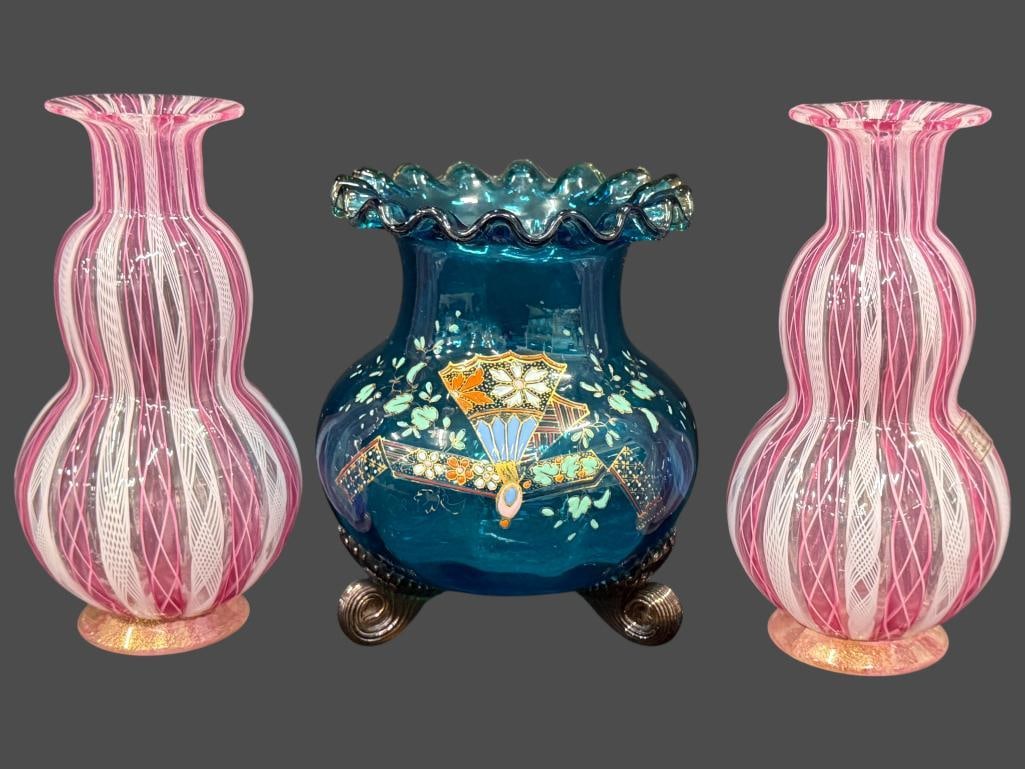3 Art Glass Vases (1 of 5)