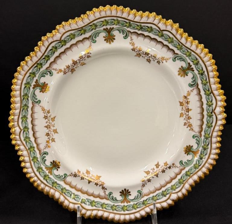 14 Copelands England Gold Gilt Dinner Plates (1 of 5)