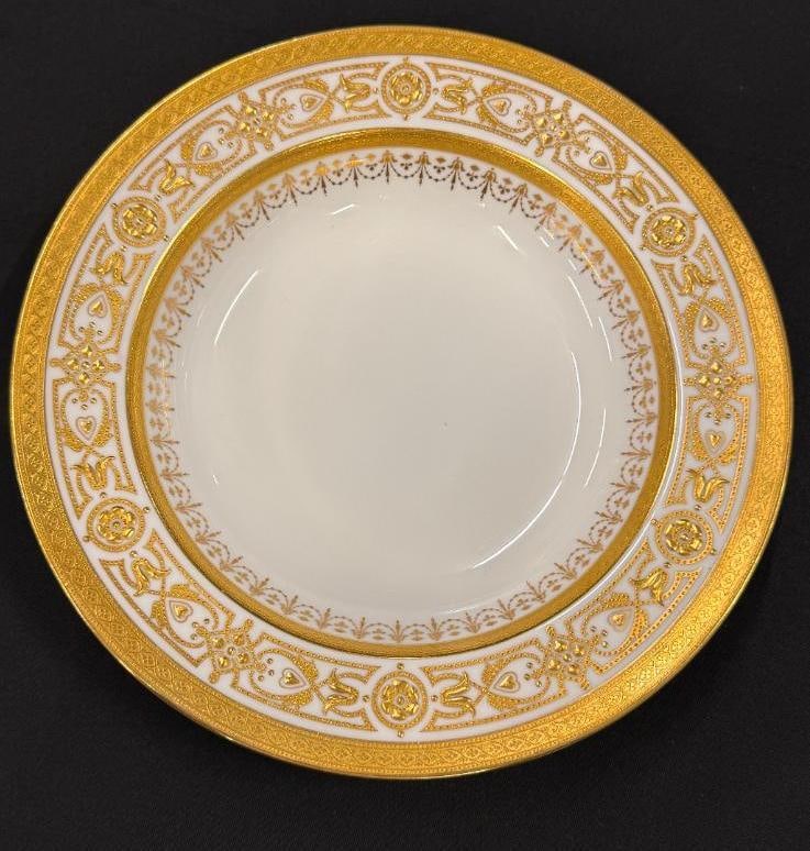 10 Mintons Gold Gilt soup bowls (1 of 6)