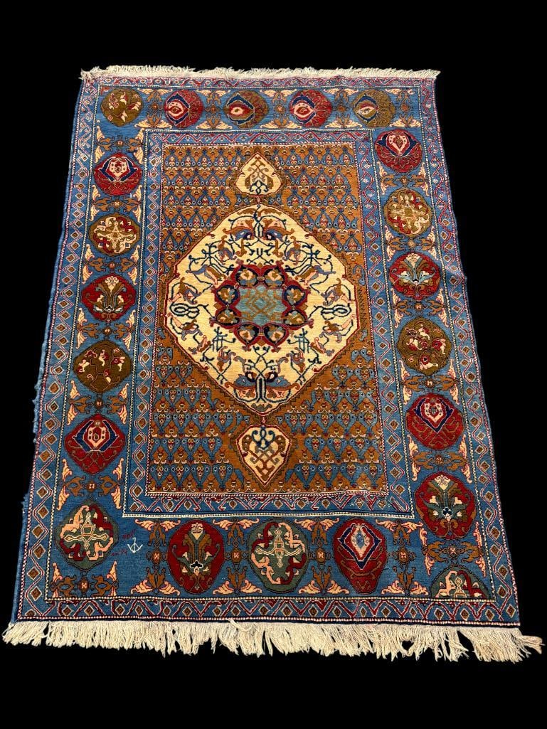 Antique handmade Persian rug (1 of 5)