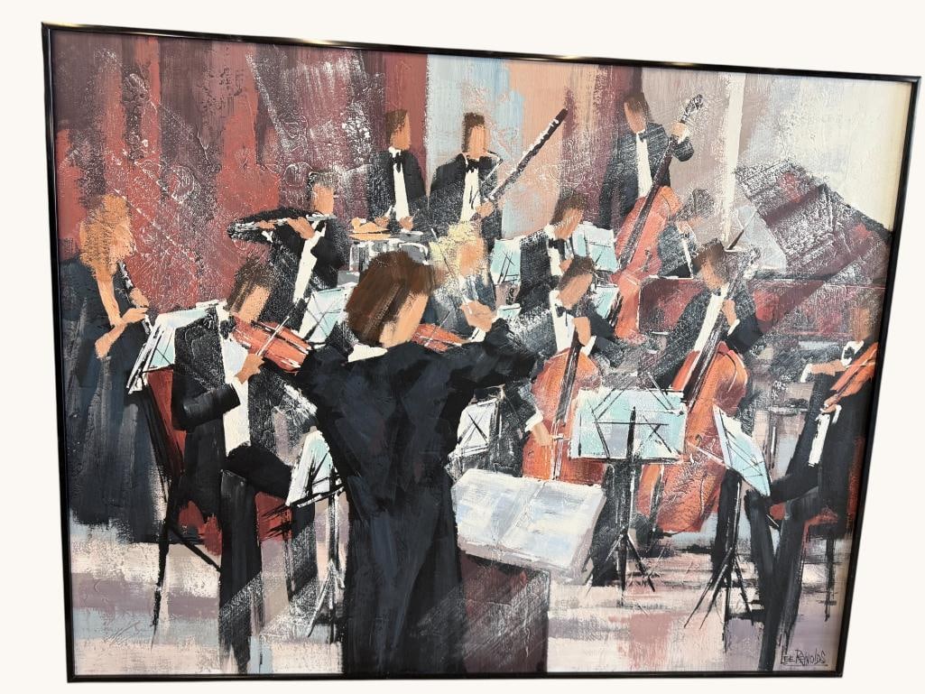 Lee Reynolds signed oil on canvas (1 of 5)