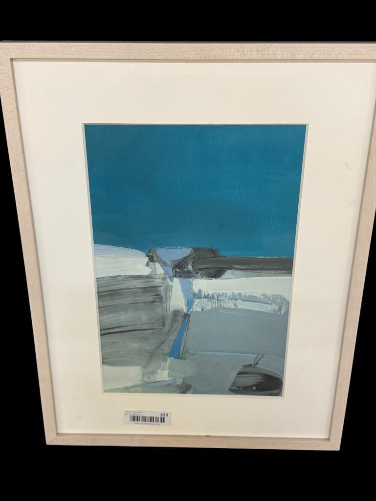 Harriet Greif signed gouache on paper (1 of 5)