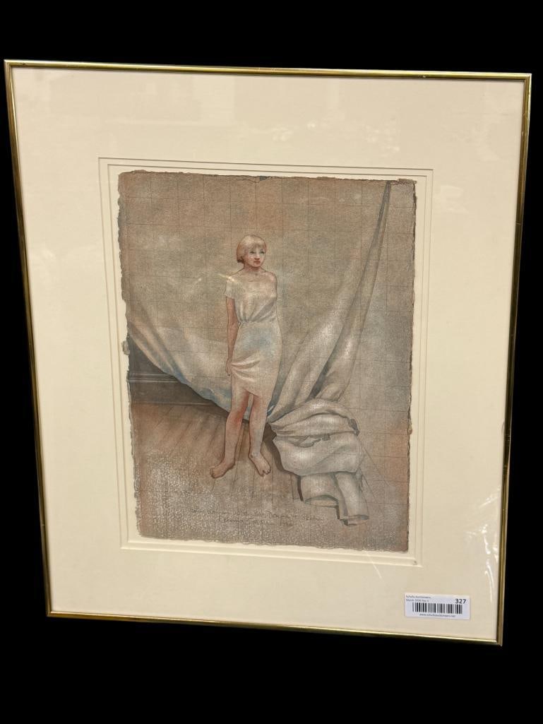 Dennis Geden signed watercolor (1 of 4)
