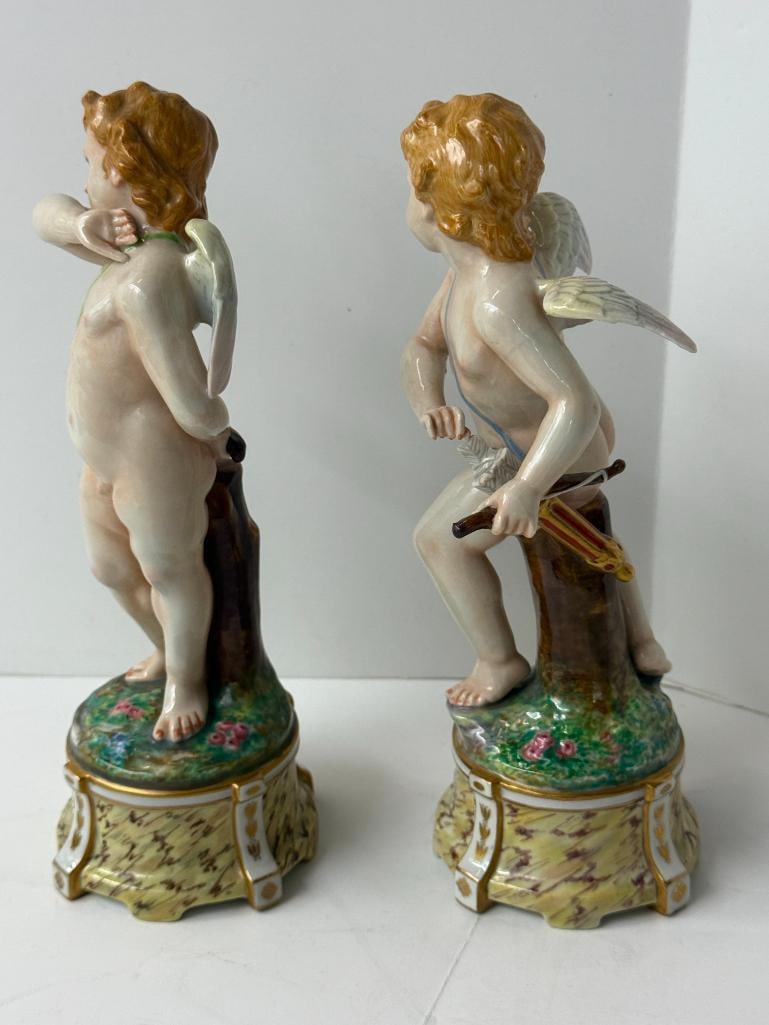 2 Capodimonte Cherub Statues - 2