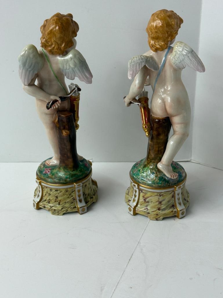2 Capodimonte Cherub Statues - 3