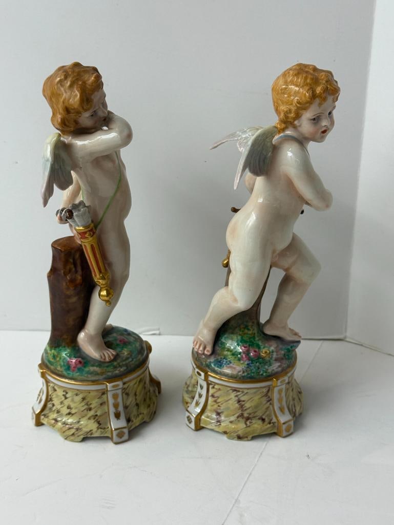 2 Capodimonte Cherub Statues - 4
