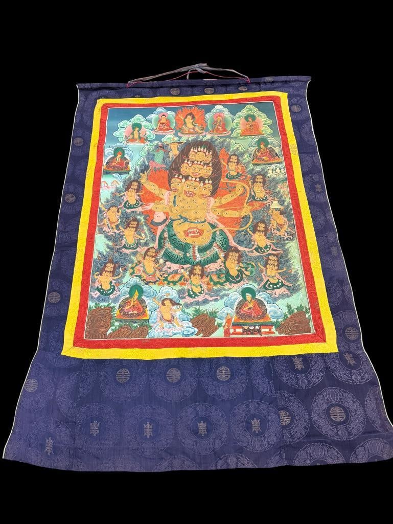 Antique Tibetan Thangka Painting (1 of 10)