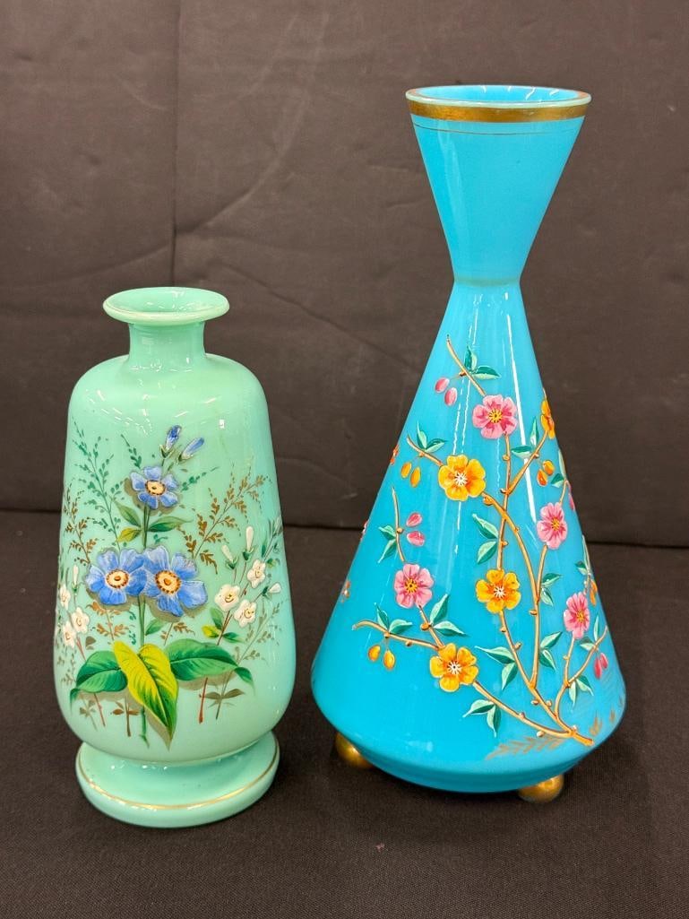 4 Hand Painted Vases - 5