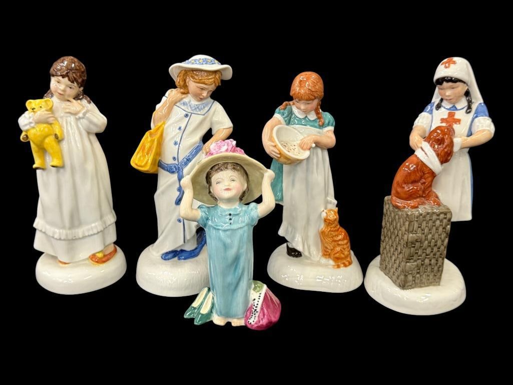 5 Royal Doulton Figurines (1 of 9)