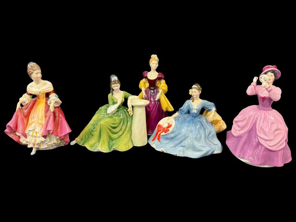 5 Royal Doulton Figurines (1 of 9)