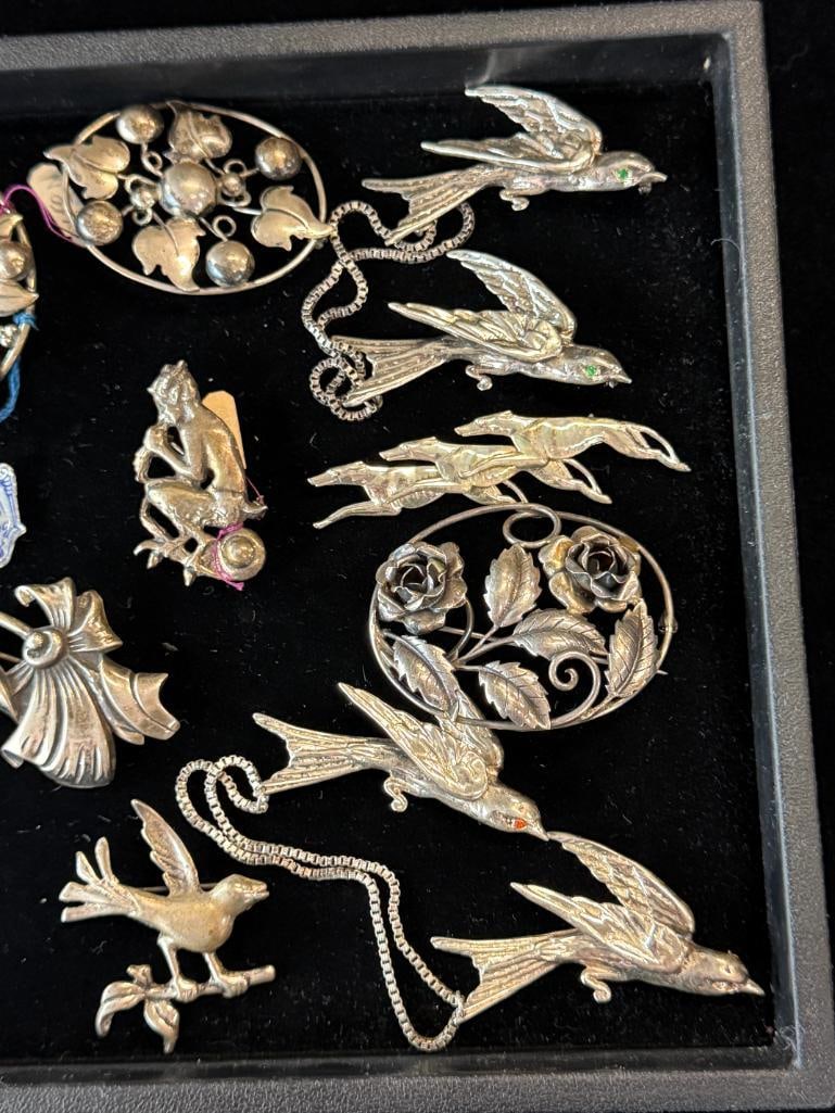 Sterling Silver Pins - 4