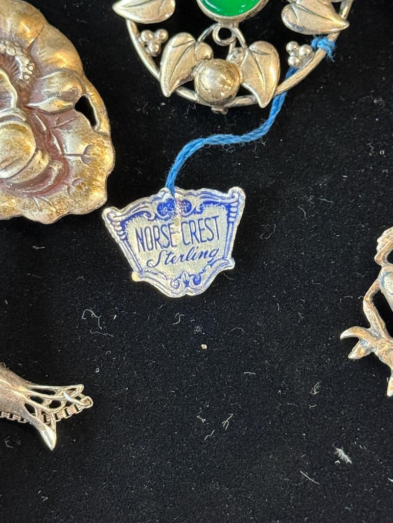 Sterling Silver Pins - 6