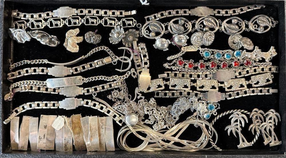 Sterling Silver Bracelets, Necklaces, Pins etc. (1 of 7)