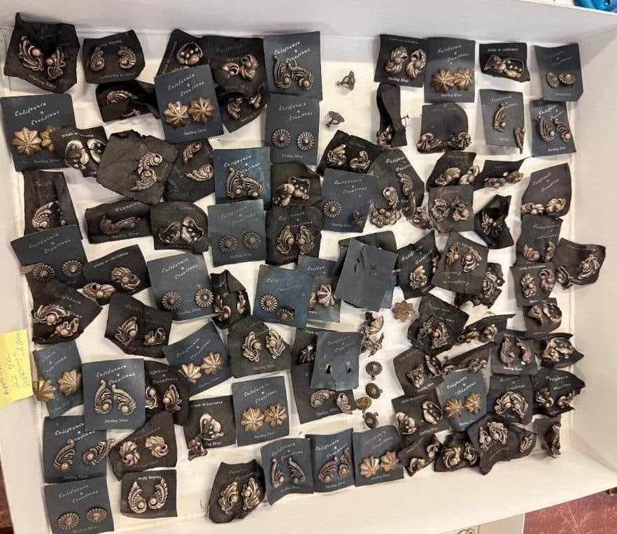 New Old Stock Sterling Silver Earrings (1 of 5)