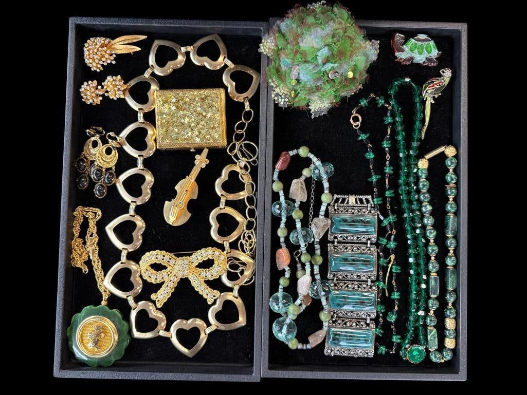 Costume Jewelry Pins, Necklaces, Bracelets etc. (1 of 5)