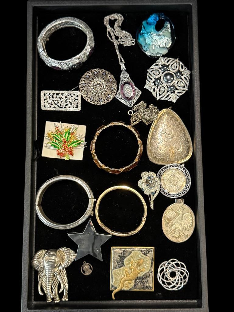 Costume Jewelry Pins, Pendants and more (1 of 9)