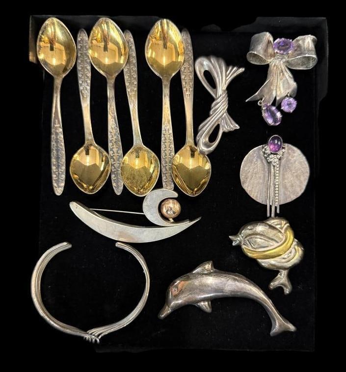 Sterling Silver Jewelry, Spoons and more (1 of 7)