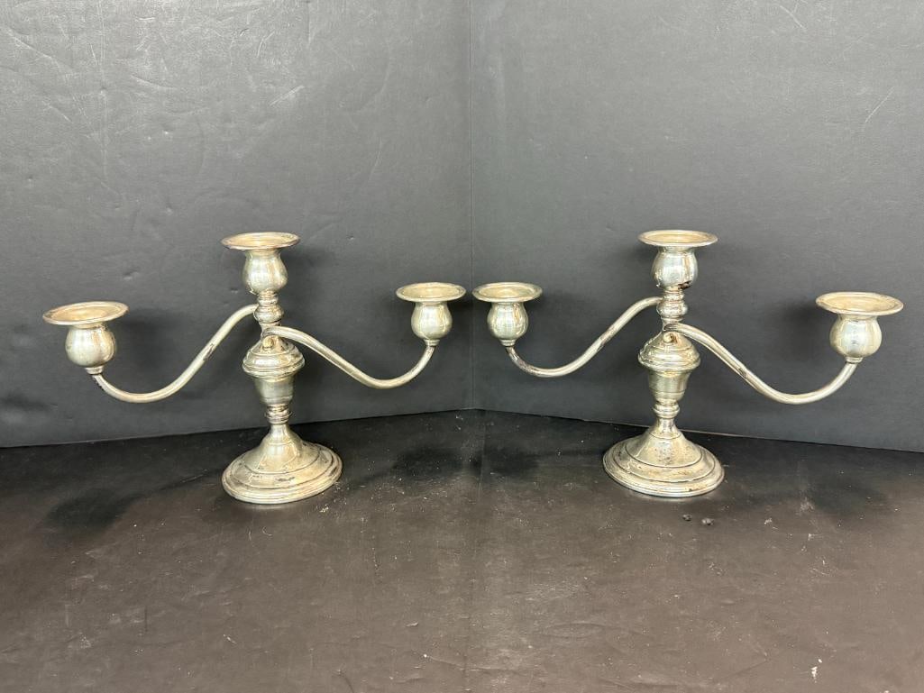Preisner Sterling Silver Candelabras - 2