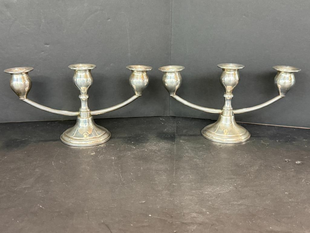 Preisner Sterling Silver Candelabras - 5