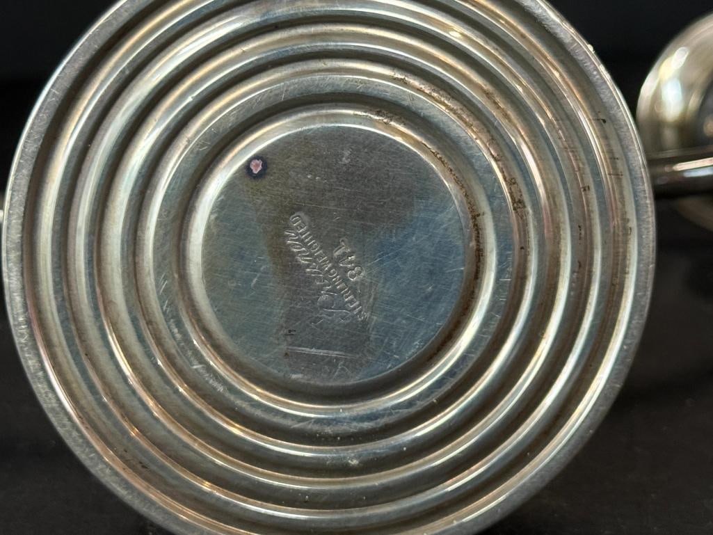 Preisner Sterling Silver Candelabras - 7