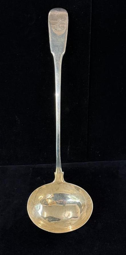 Sterling Silver Ladle: Sterling Silver Ladle. Approx. 5.8 ozt. Approx. 12.5 x 4 inches.