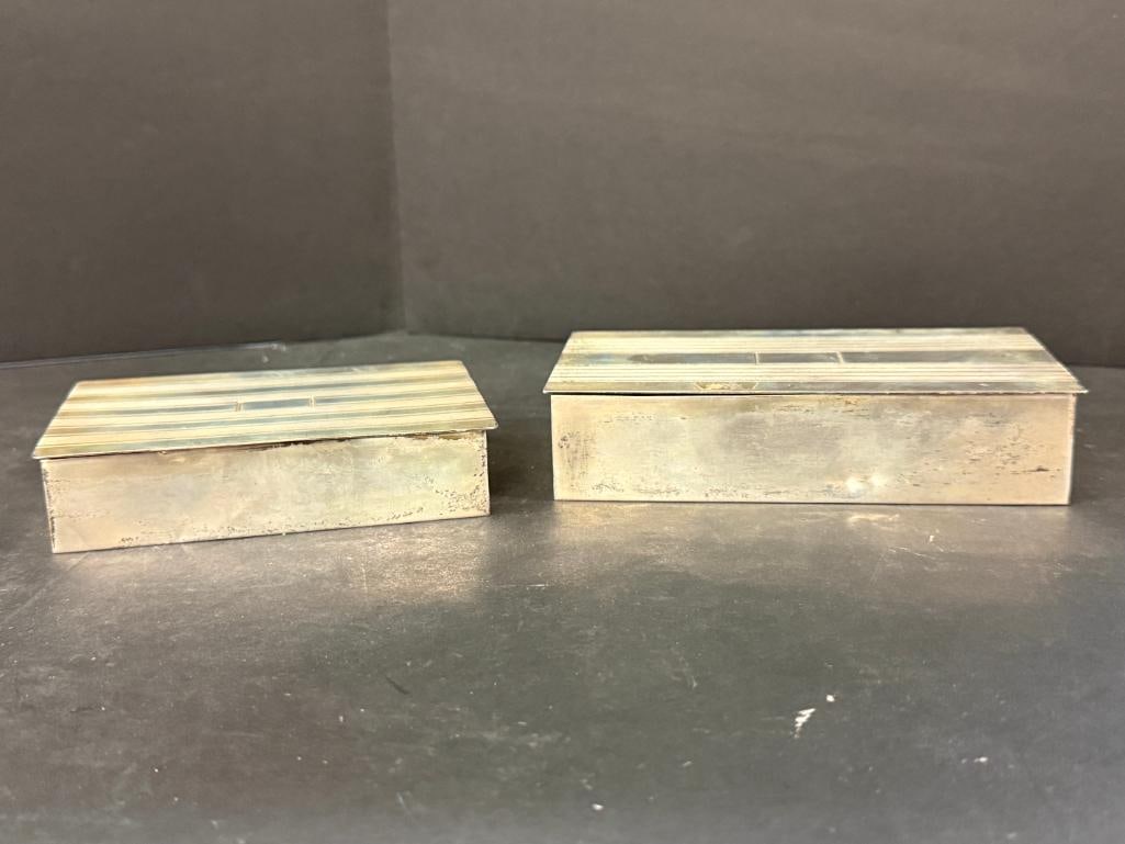 2 Sterling Silver Boxes - 2