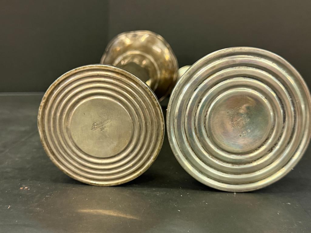 Sterling Silver Candlesticks, Vases, etc. - 15