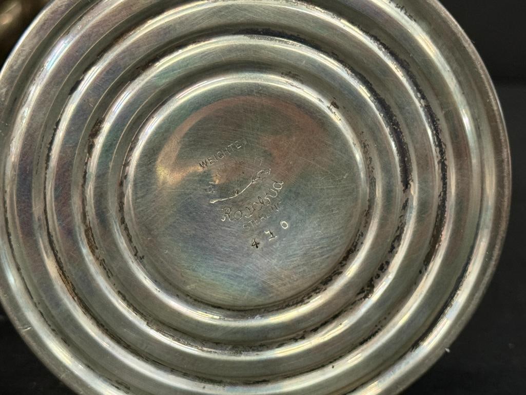 Sterling Silver Candlesticks, Vases, etc. - 17