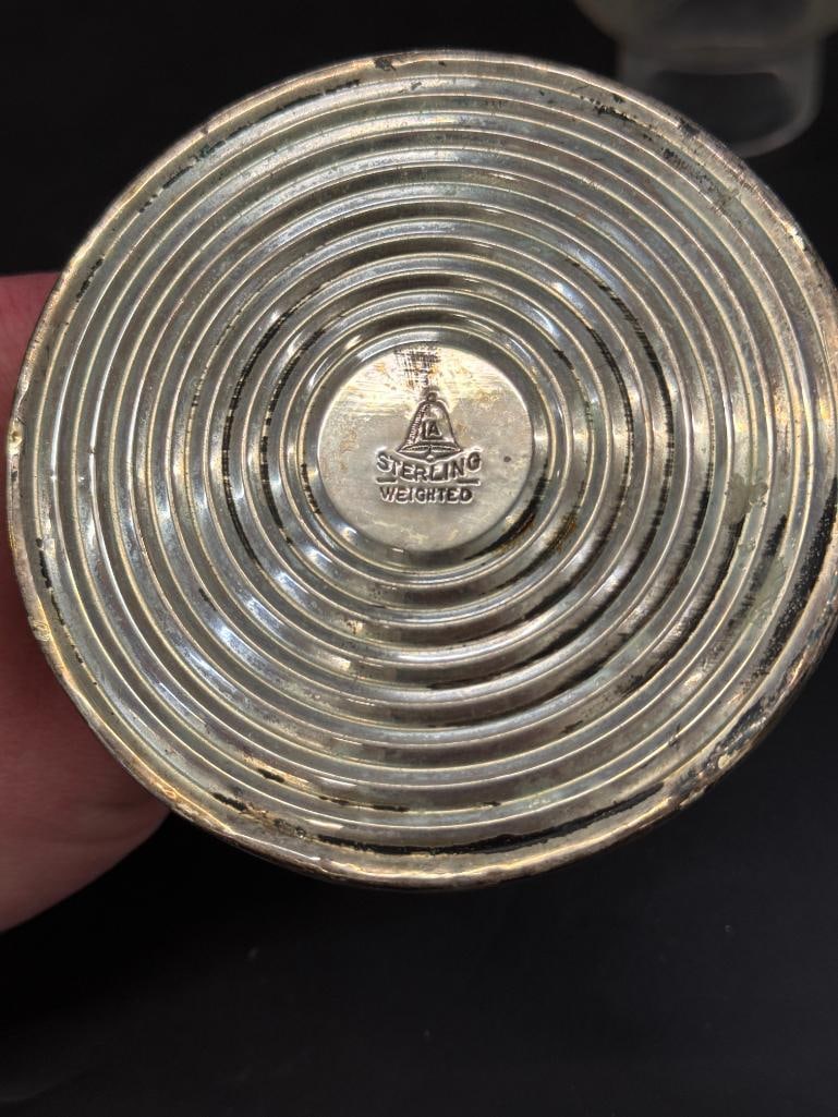 Sterling Silver Candlesticks, Vases, etc. - 4