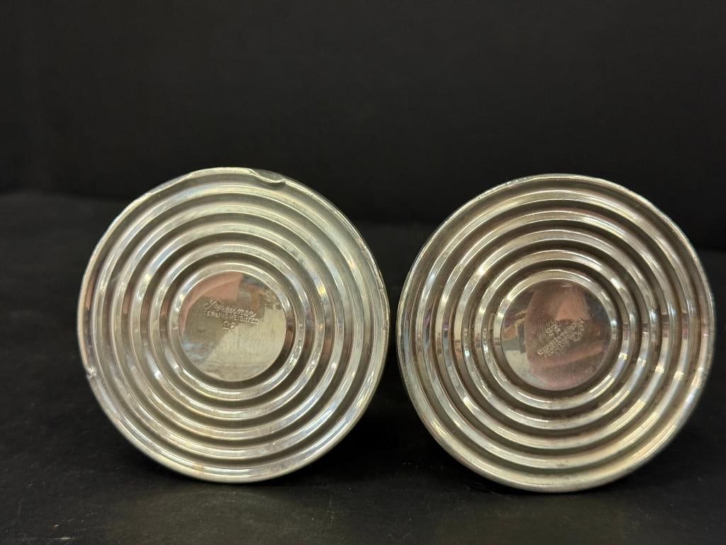 Sterling Silver Candlesticks, Vases, etc. - 7