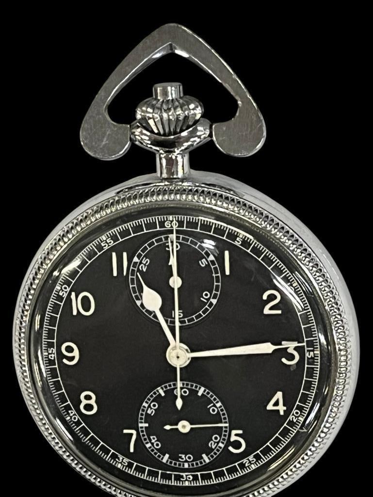 Wakmann Watch Co. Stopwatch: Wakmann Watch Co. Stopwatch. Navigational stopwatch. Marked U.S. property.