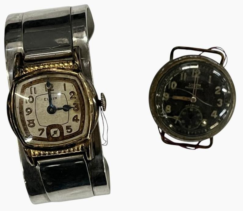 Elgin servicemens watch and German Military watch (1 of 5)